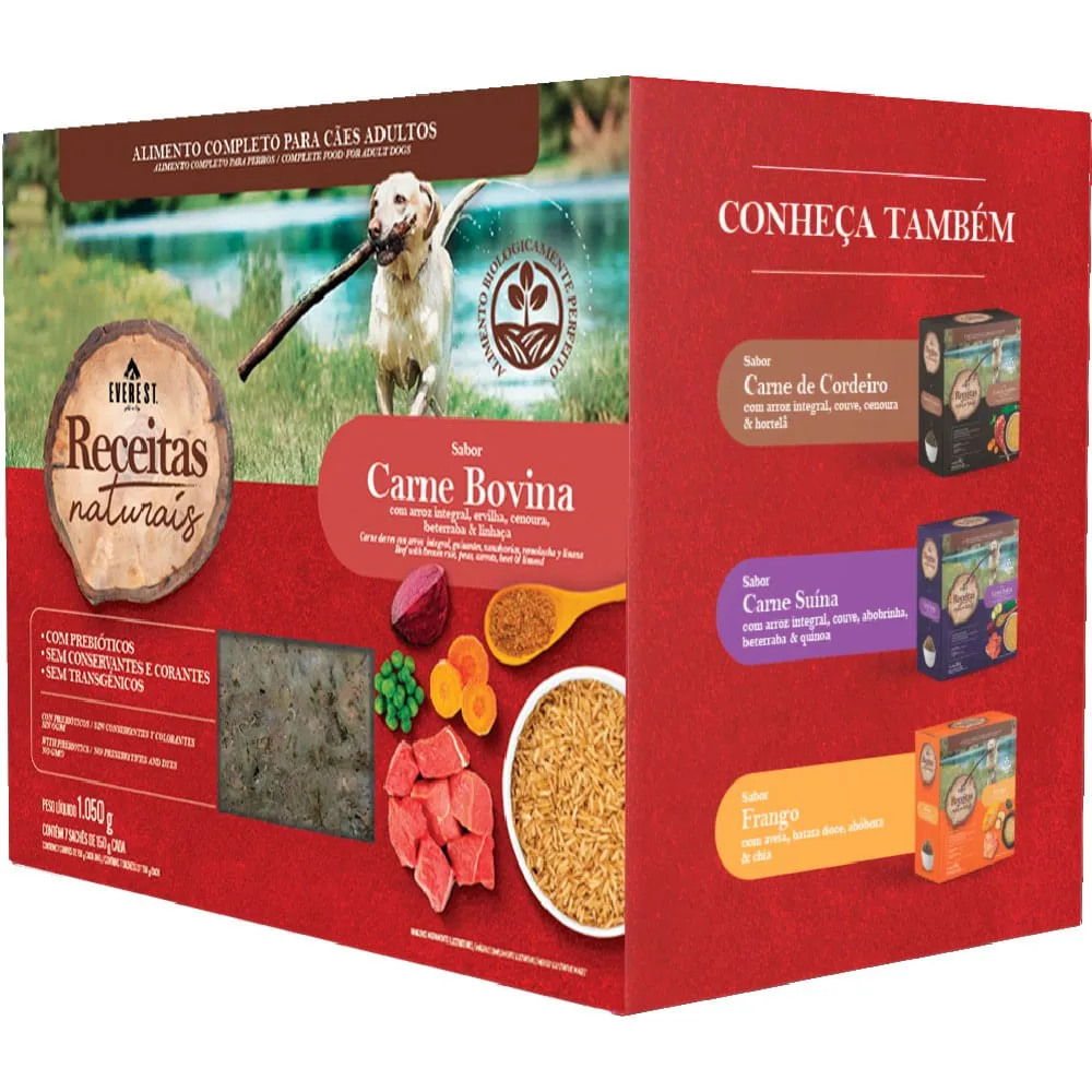 Ração Úmida Receitas Naturais Cães Adultos Carne Everest — foto 2