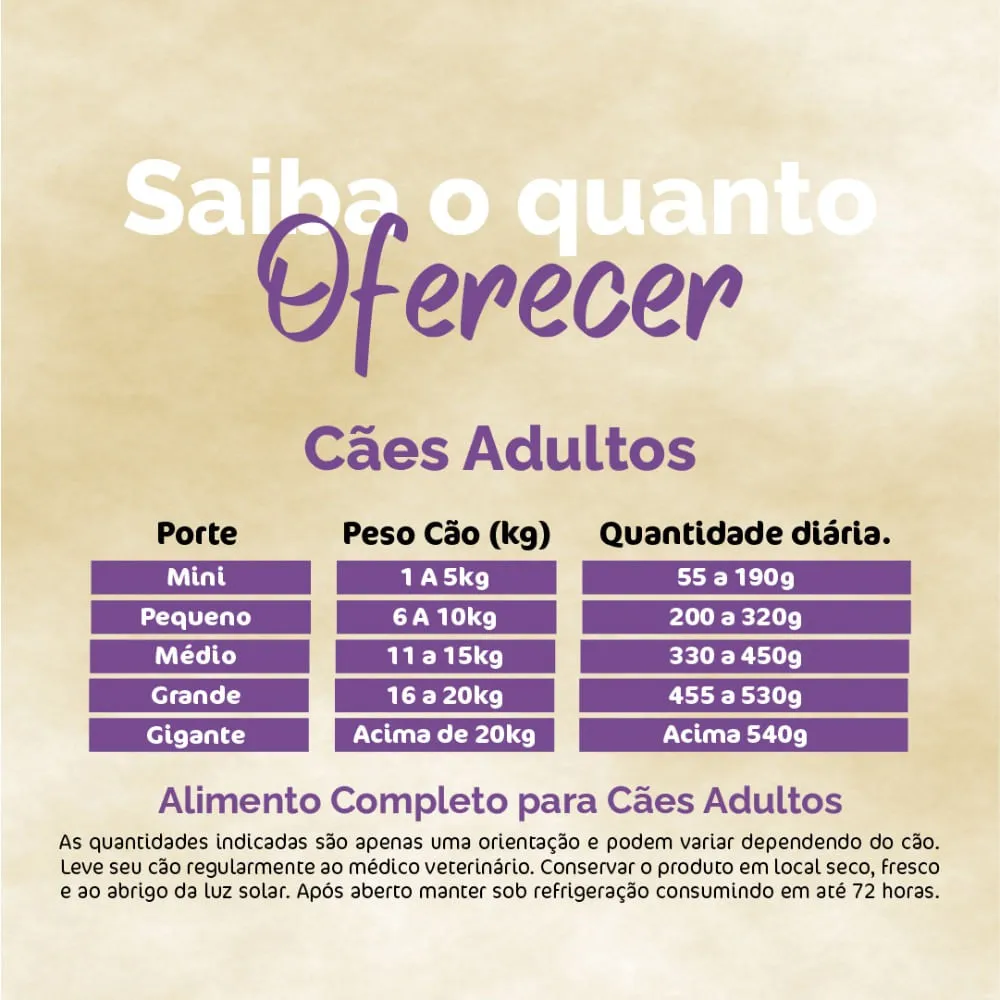 Ração Úmida Receitas Naturais Cães Adultos Carne Suína Everest — foto 4