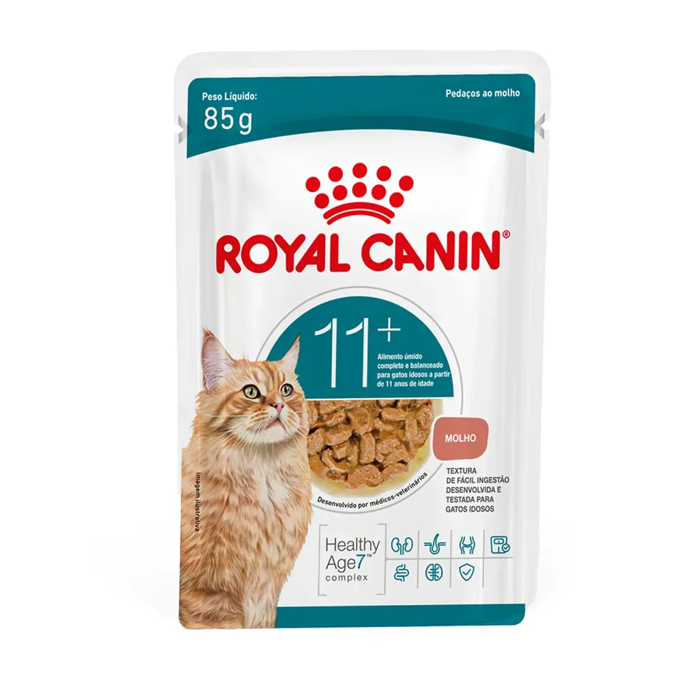 Ração Úmida Royal Canin Ageing 11+ Gatos Adultos