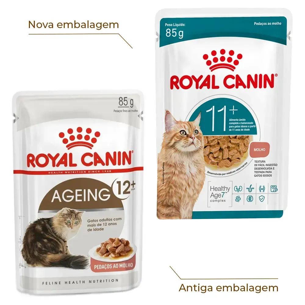 Ração Úmida Royal Canin Ageing 11+ Gatos Adultos — foto 2