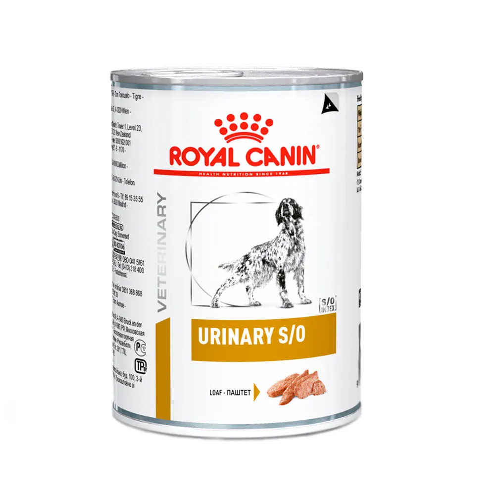 Ração Úmida Royal Canin Veterinary Diet Urinary S/O para Cães com Cálculos Urinários
