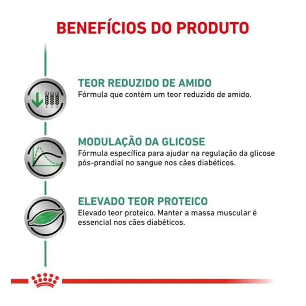 Ração Úmida Royal Canin Veterinary Diet Diabetc Glycobalance Low Carbohydrate para Cães Adultos — foto 3