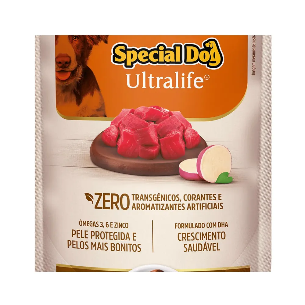 Ração Úmida Special Dog Ultralife Cães Filhotes Carne — foto 4