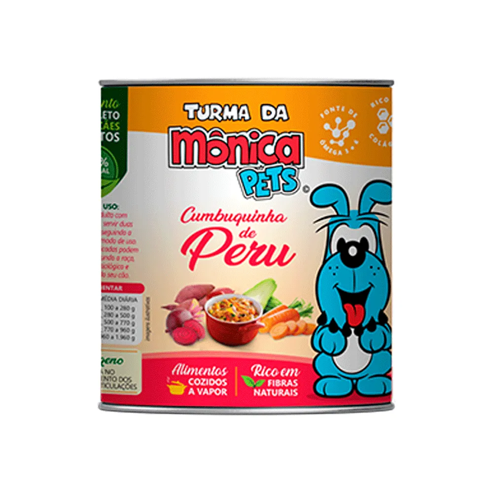 Ração Úmida Turma da Mônica Cães Cumbuquinha de Peru — foto 2