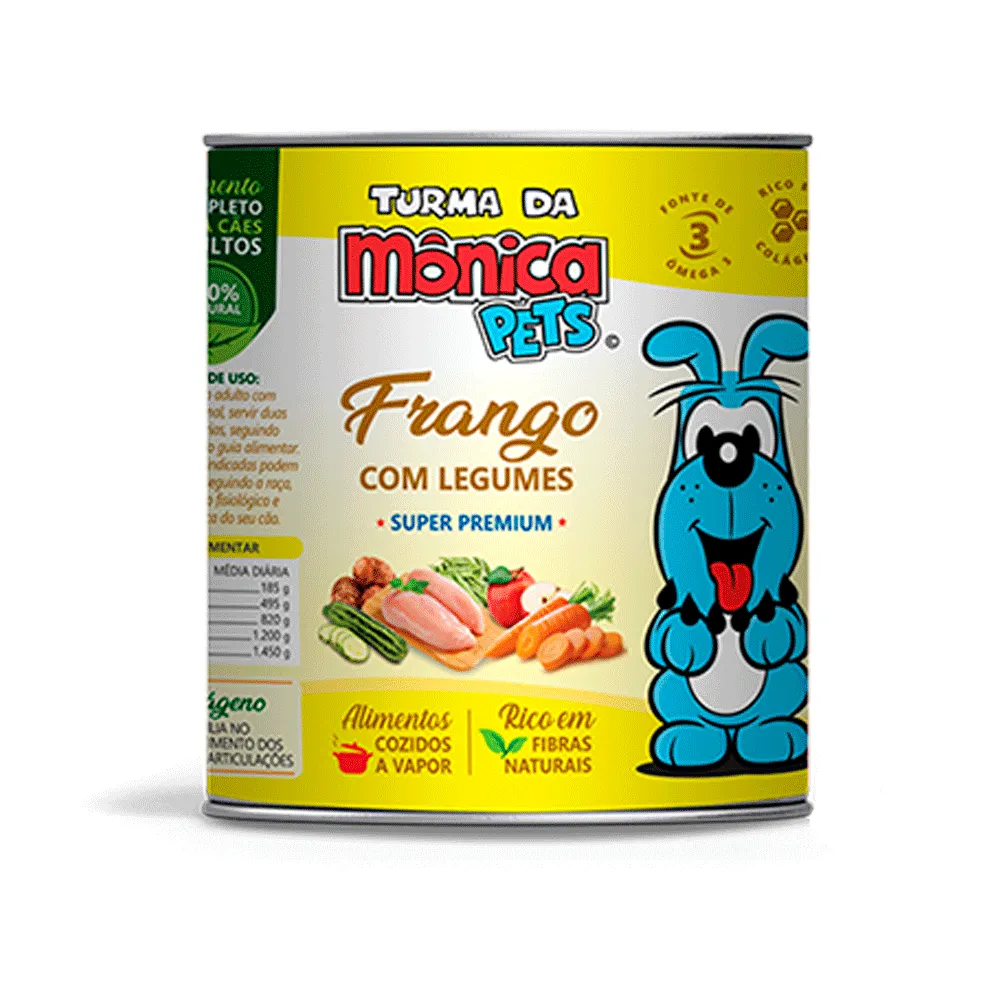 Ração Úmida Turma da Mônica Cães Frango com Legumes — foto 2