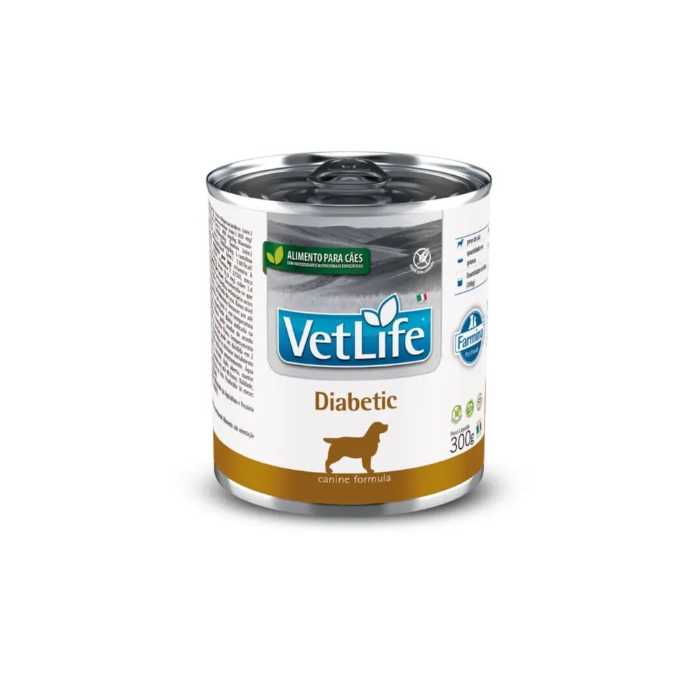 Ração Úmida Vet Life Diabetic para Cães Adultos