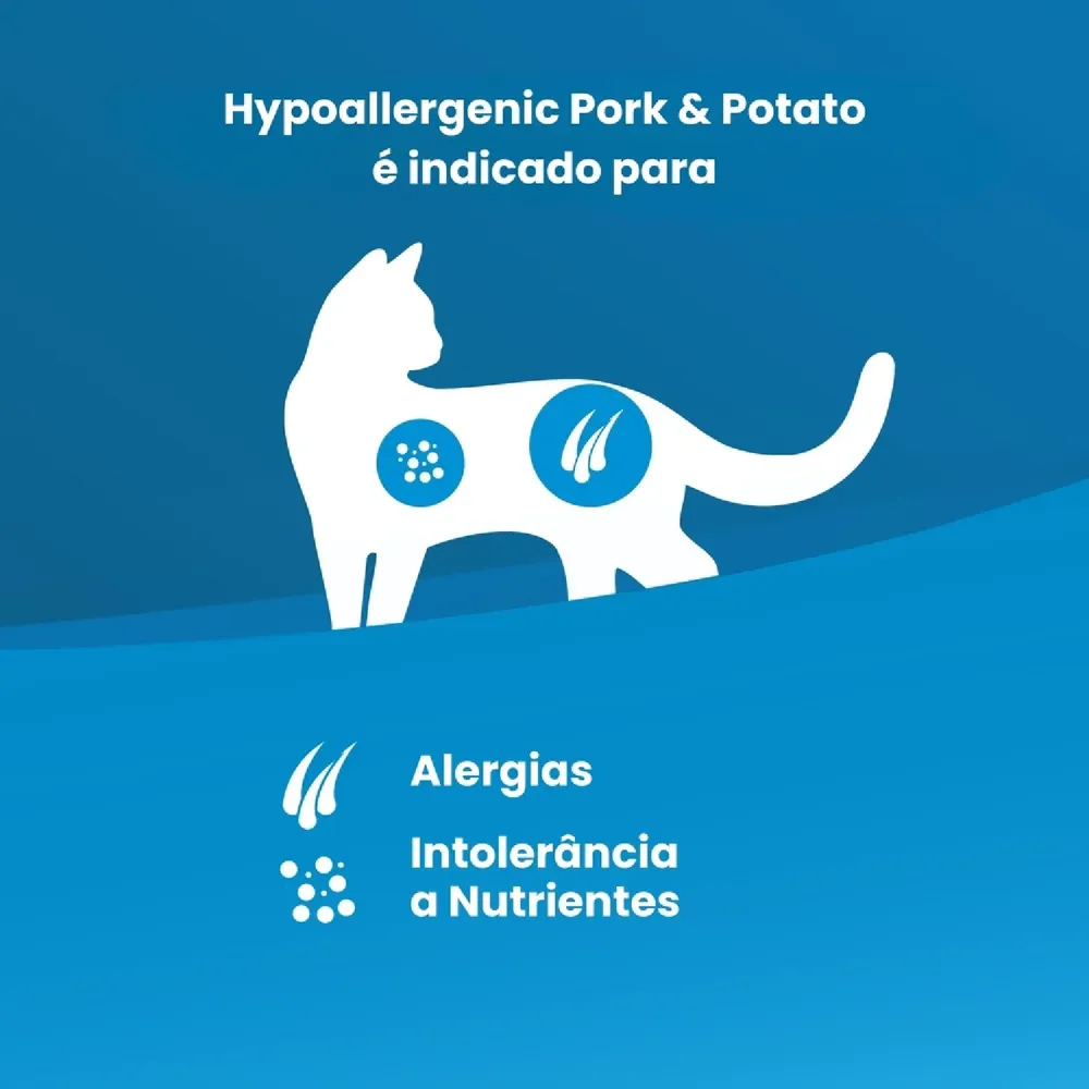 Ração Úmida Vet Life Hypoallergenic para Gatos Adultos Pork & Potato — foto 2