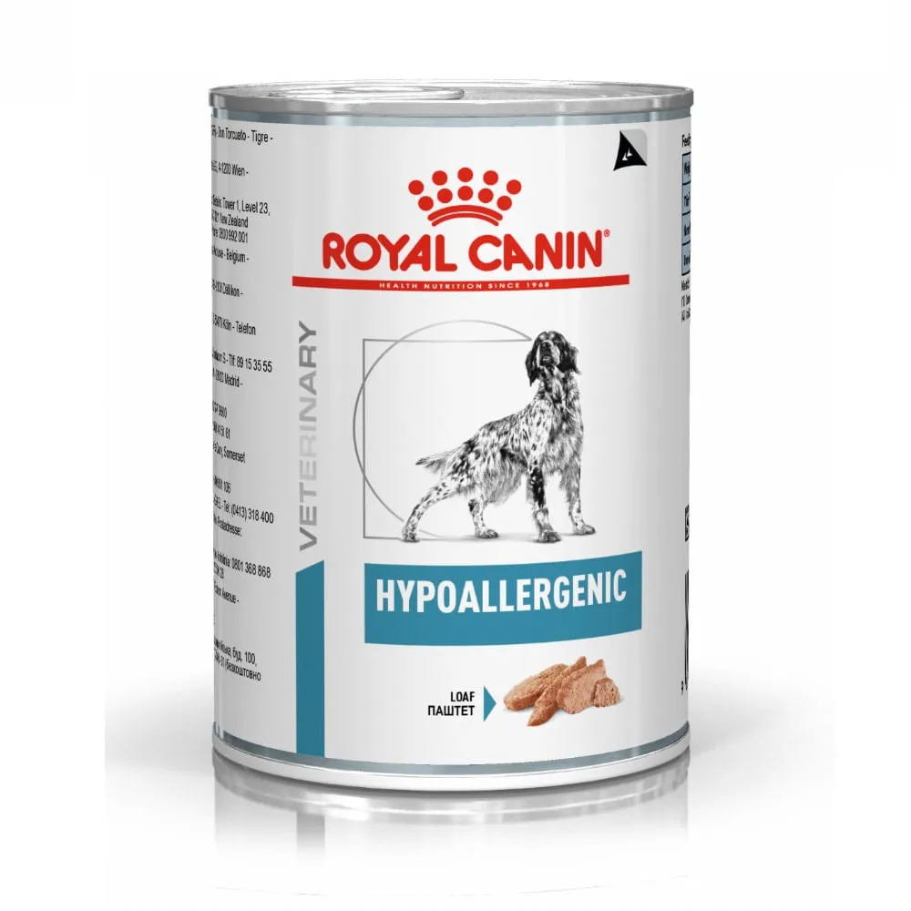 Ração Úmida Royal Canin Lata Veterinary Diet Hypoallergenic para Cães Adultos com Alergias — foto 4