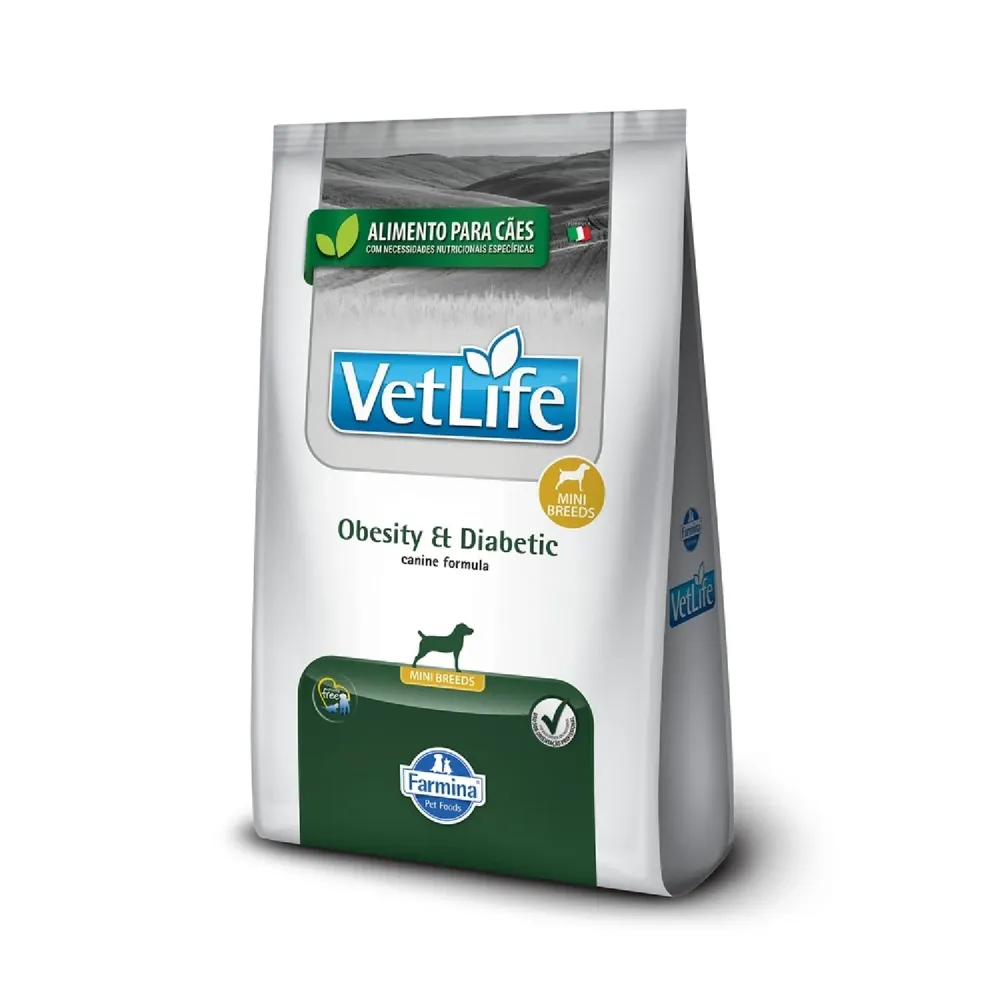 Ração Vet Life Natural Mini Canine Obesity e Diabetic — foto 5