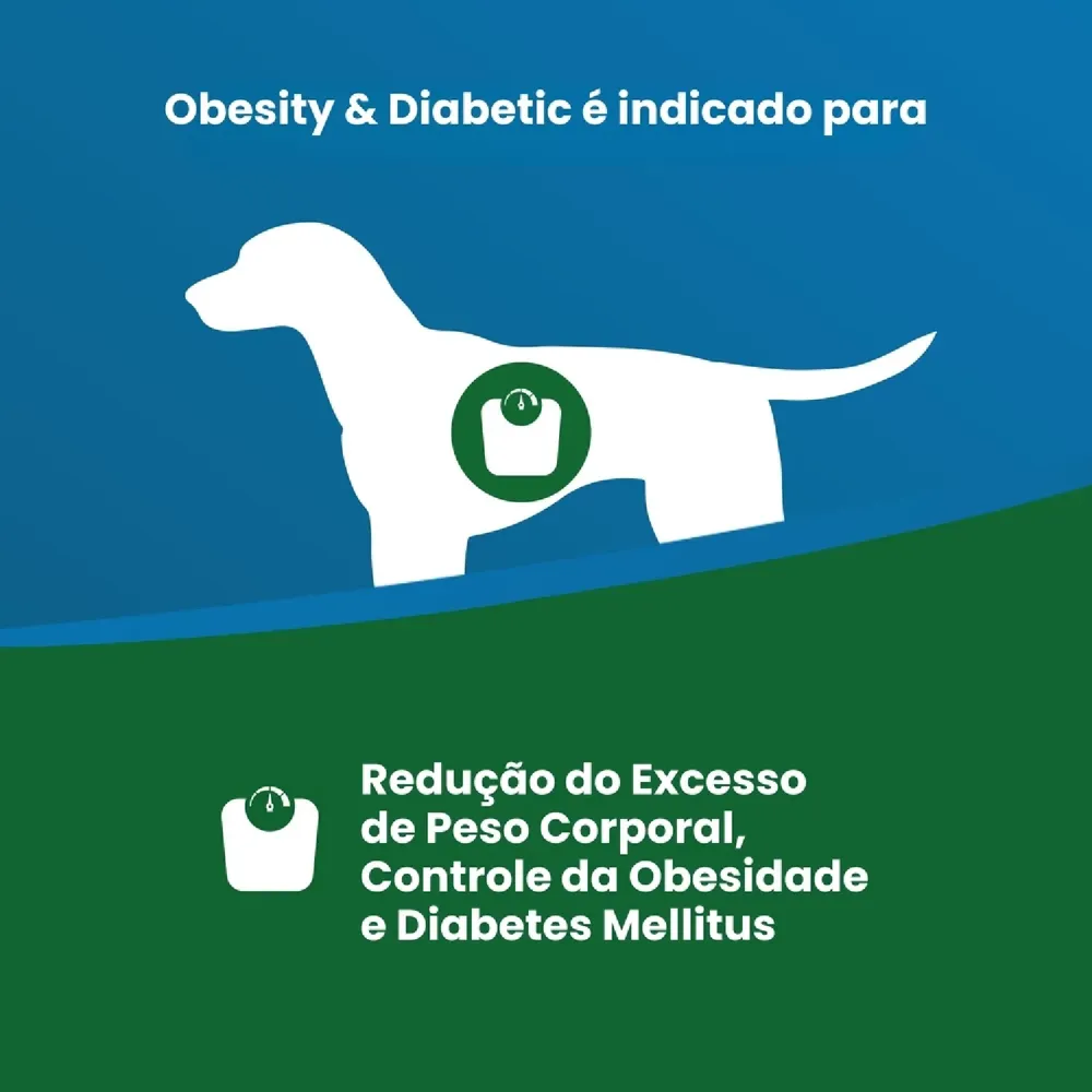 Ração Vet Life Natural Obesity e Diabetic Cães Adultos Obesidade e Diabetes — foto 2