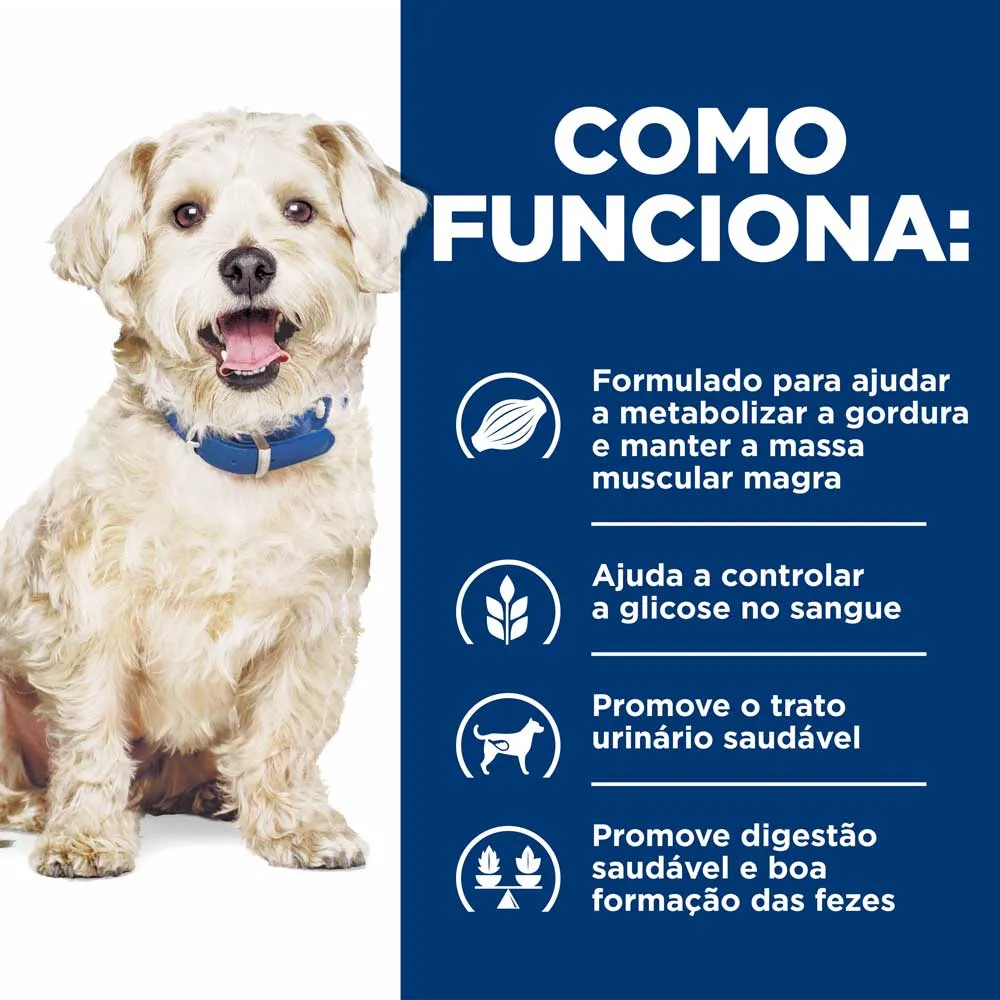 Ração Hill's Prescription Diet W/D Cães Adultos Controle do Peso e Glicêmico — foto 3