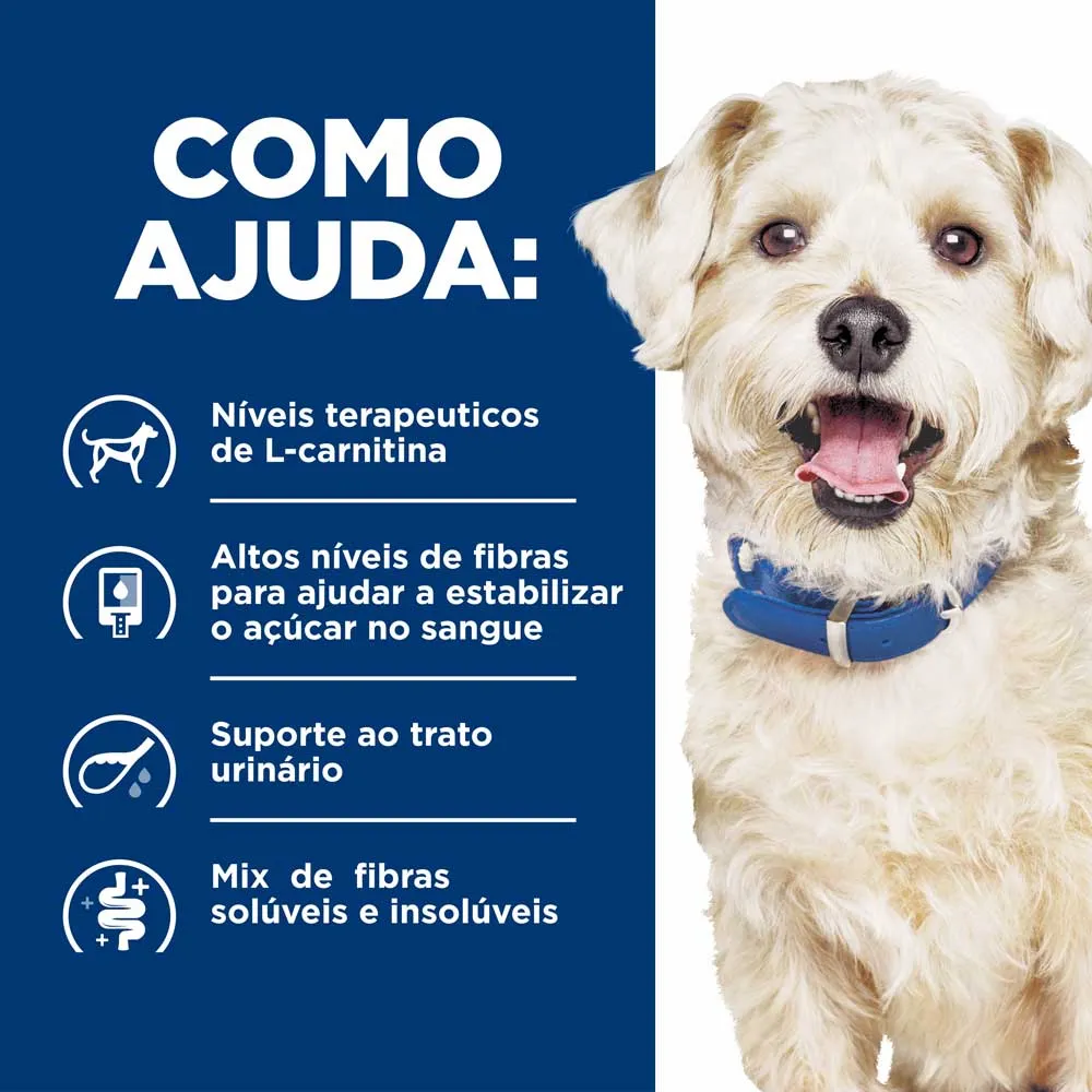 Ração Hill's Prescription Diet W/D Cães Adultos Controle do Peso e Glicêmico — foto 4
