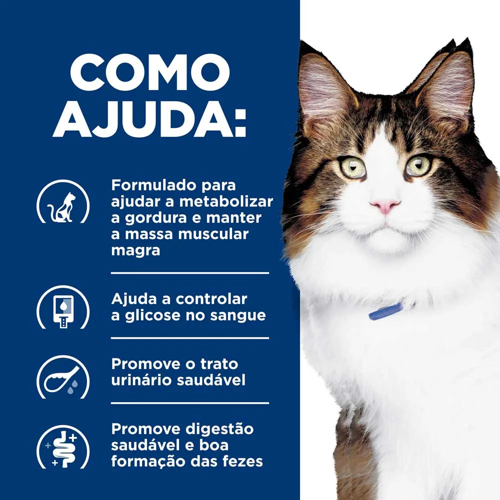 Ração Hill's Prescription Diet W/D Gatos Adultos Controle do Peso e Glicêmico — foto 5