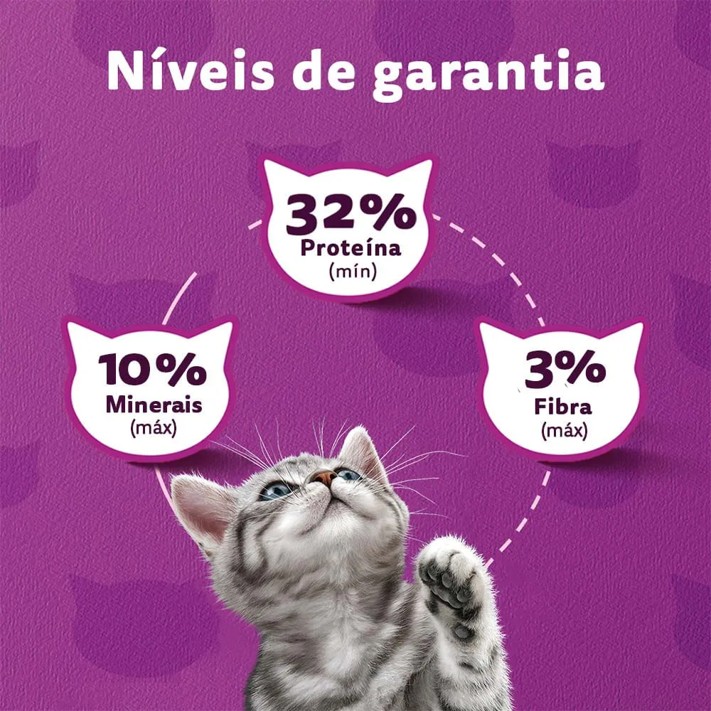 Ração Whiskas Gatos Filhotes Carne e Leite — foto 6
