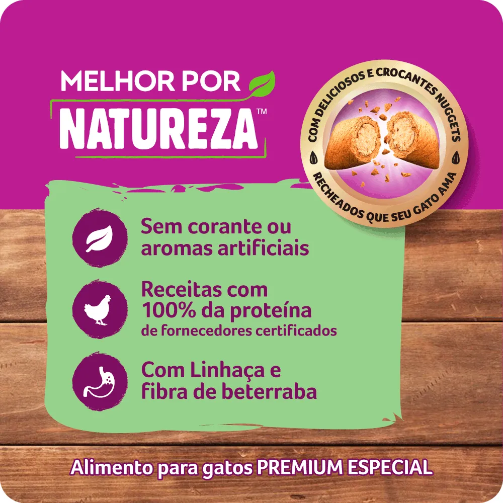 Ração Whiskas Gatos Adultos Melhor Por Natureza Frango — foto 5