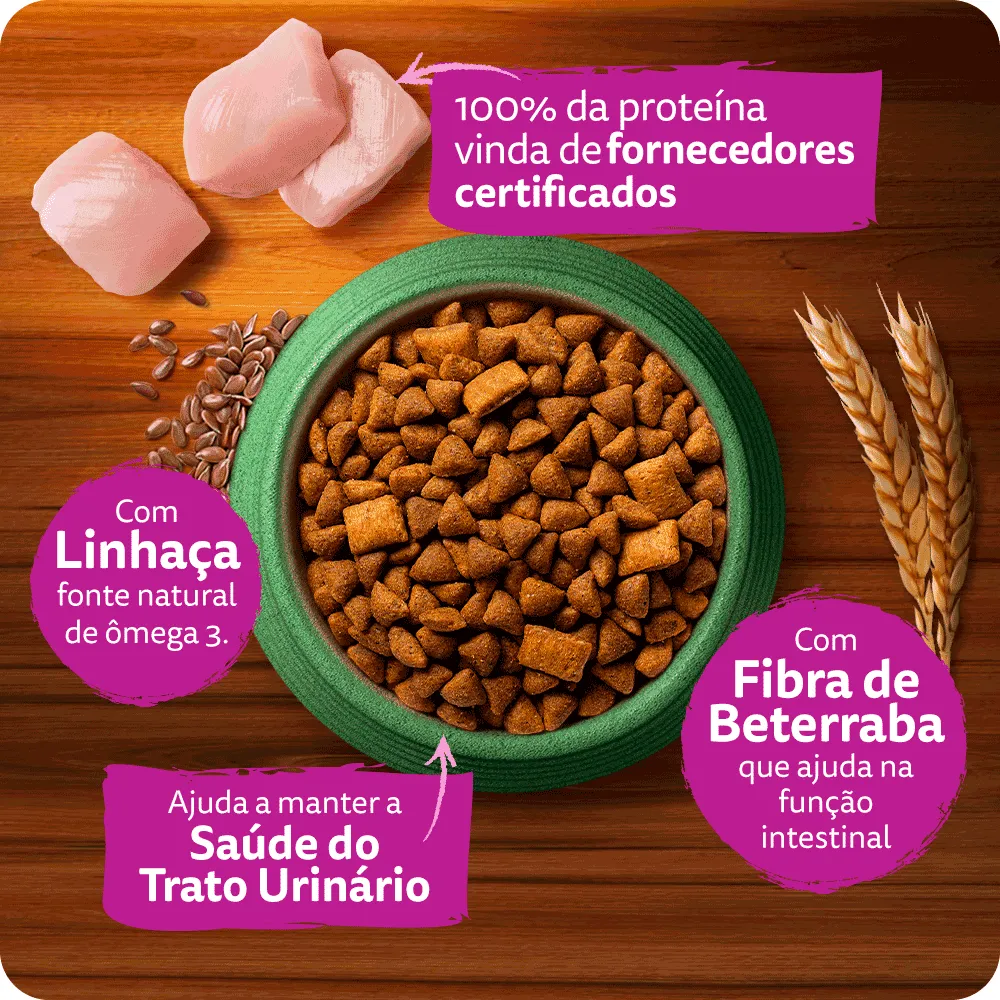 Ração Whiskas Gatos Adultos Melhor Por Natureza Frango — foto 6