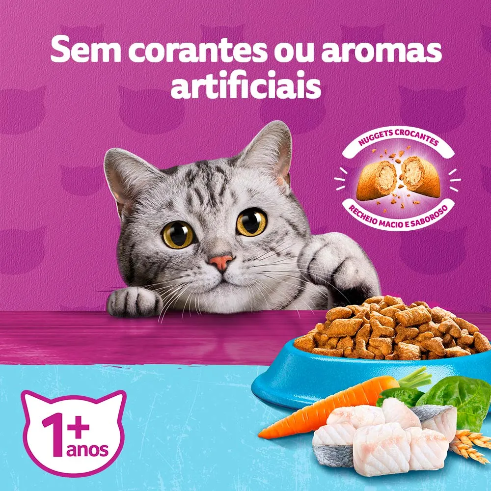 Ração Whiskas Gatos Adultos Castrados Peixe — foto 4