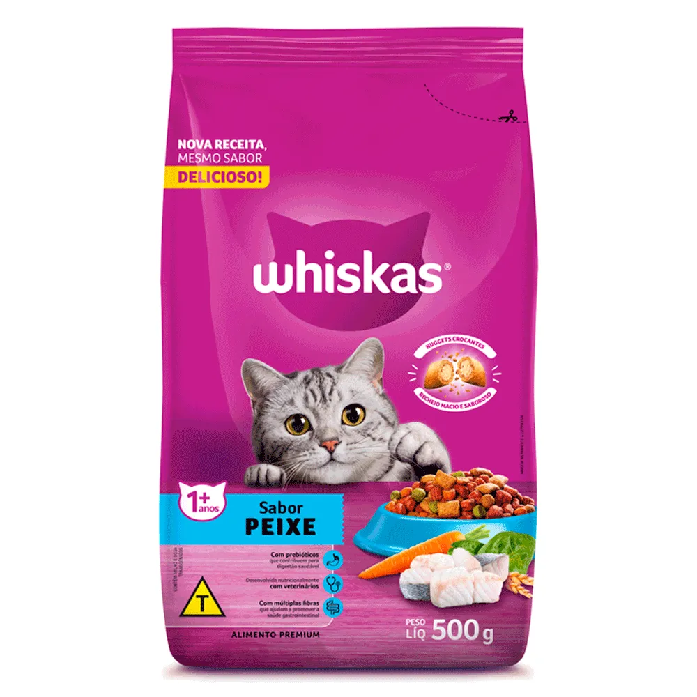 Ração Whiskas Gatos Adultos Peixe — foto 2