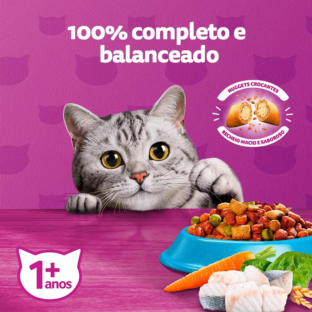 Ração Whiskas Gatos Adultos Peixe — foto 4