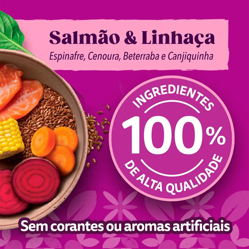 Ração Whiskas Superfoods Salmão e Linhaça Gatos Filhotes — foto 5