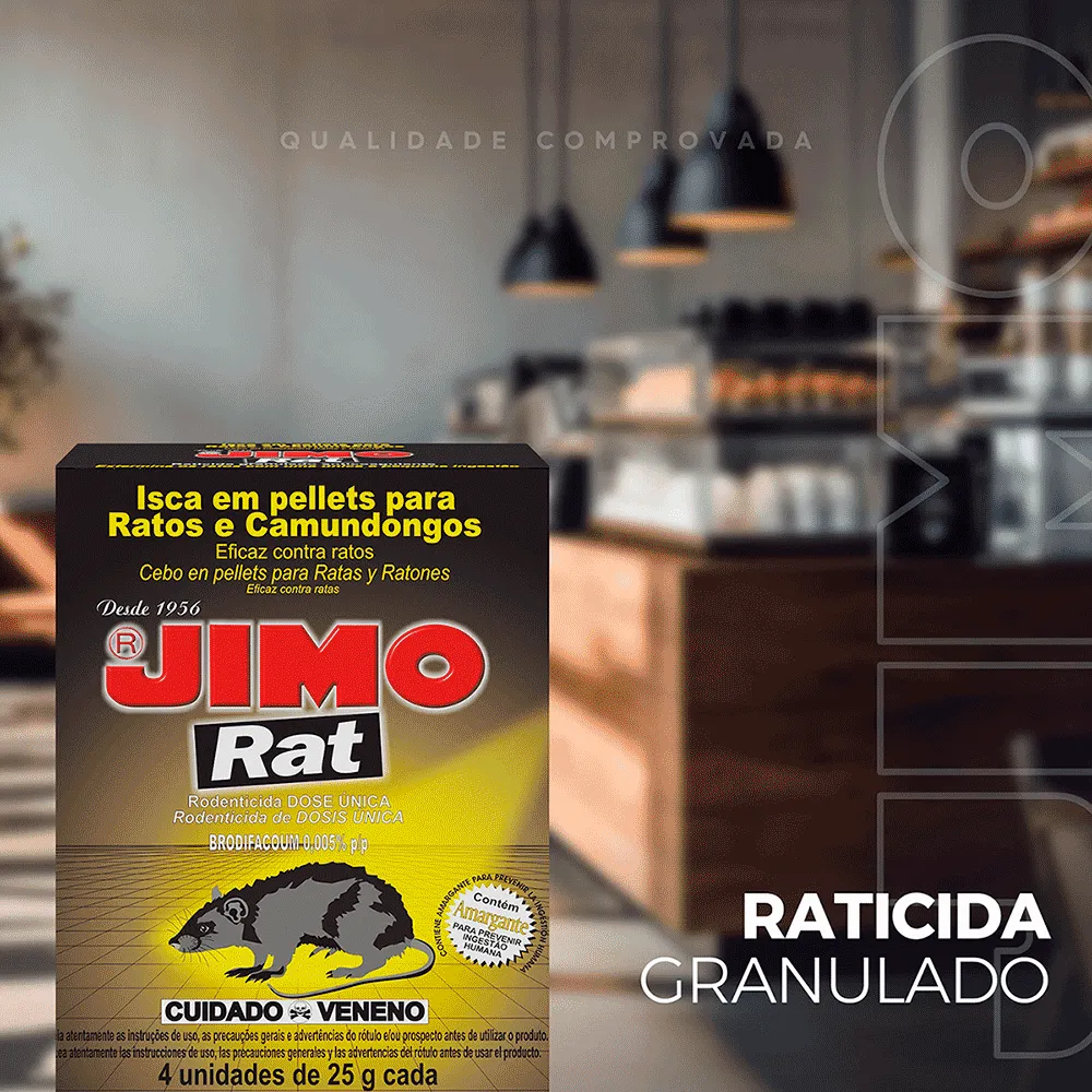 Raticida Jimo Rat Isca em Pellets — foto 3
