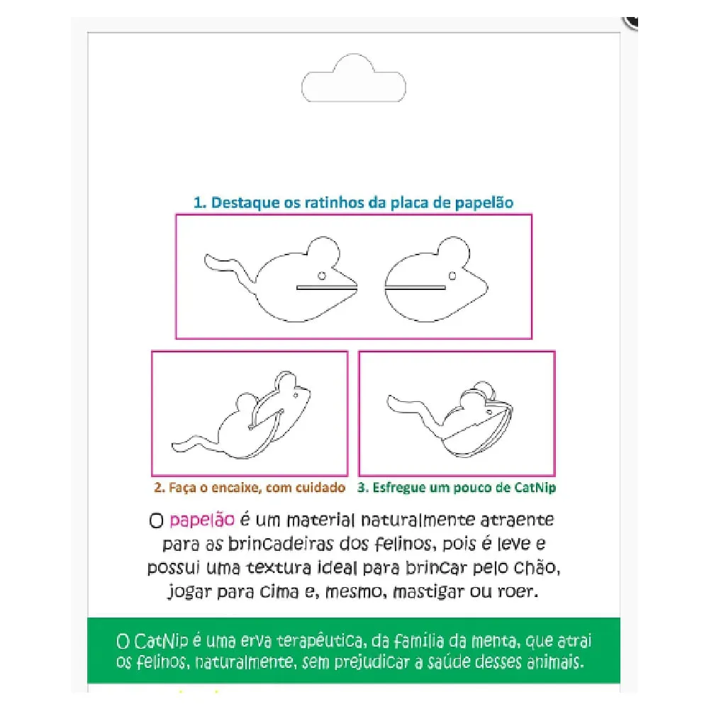 Ratinhos de Papelão PetPira 4 unidades — foto 2