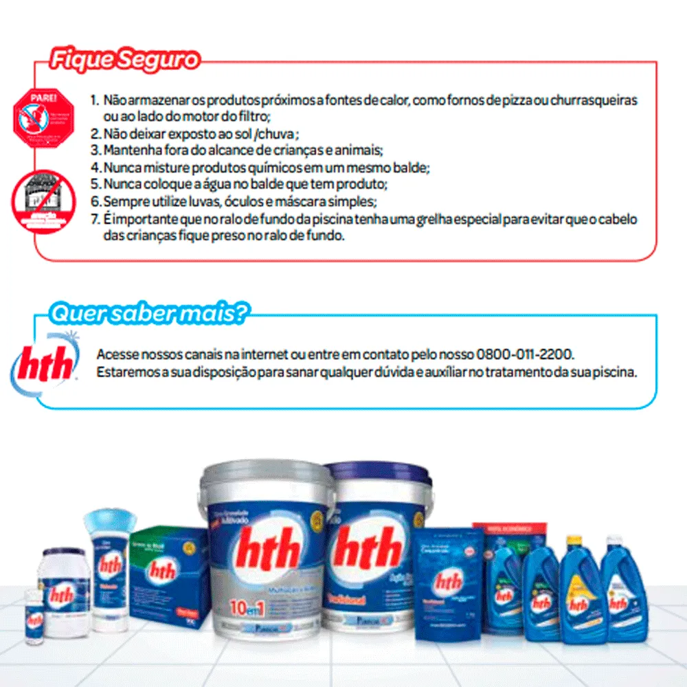 Refil Algicida de Choque Solução Água Verde HTH — foto 6
