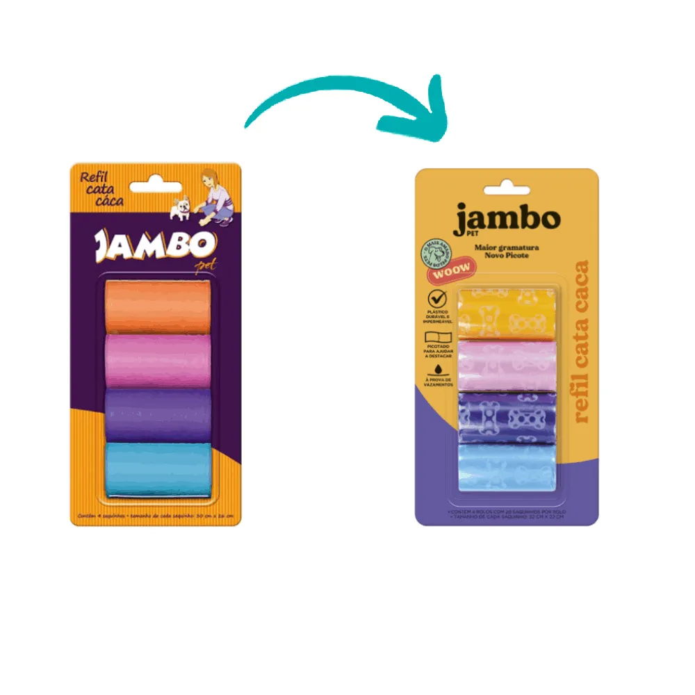 Refil Saquinhos Higiênicos Basic Jambo — foto 2