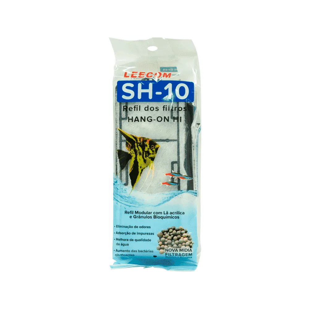 Refil Filtro Externo Leecom Carvão