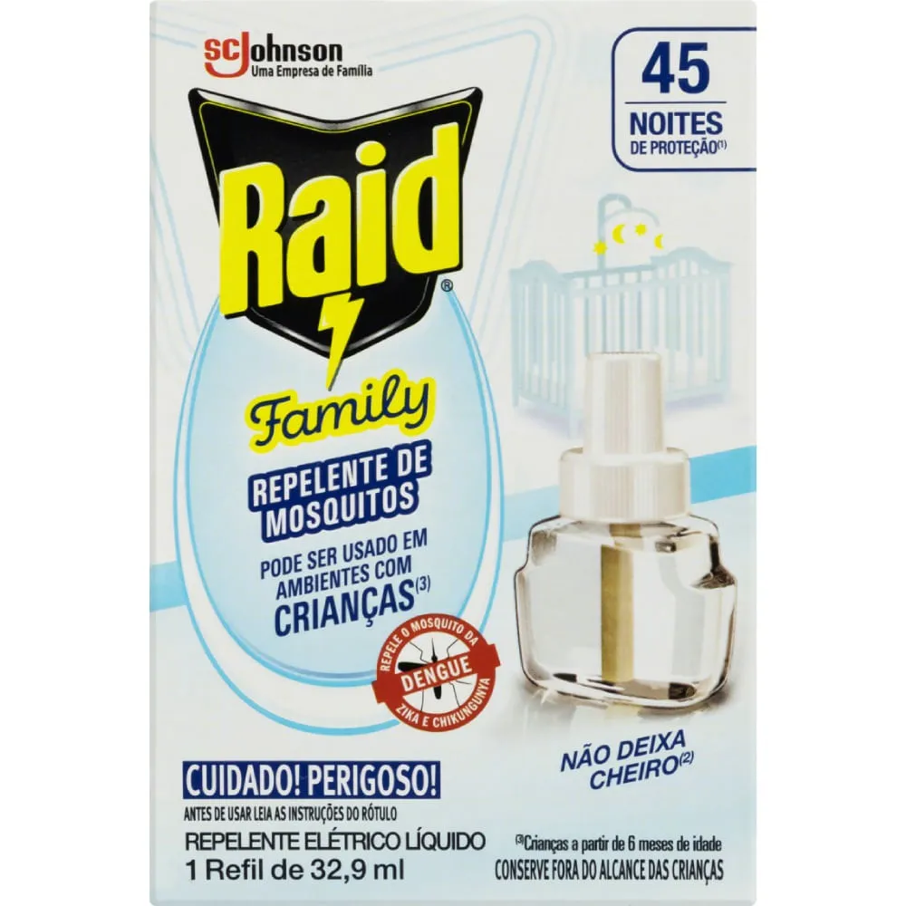 Refil Raid Repelente Elétrico Líquido sem Perfume — foto 2