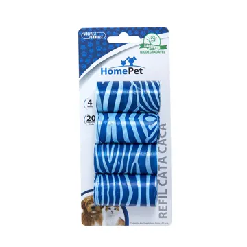 Refil Saquinhos Higiênicos Azul HomePet