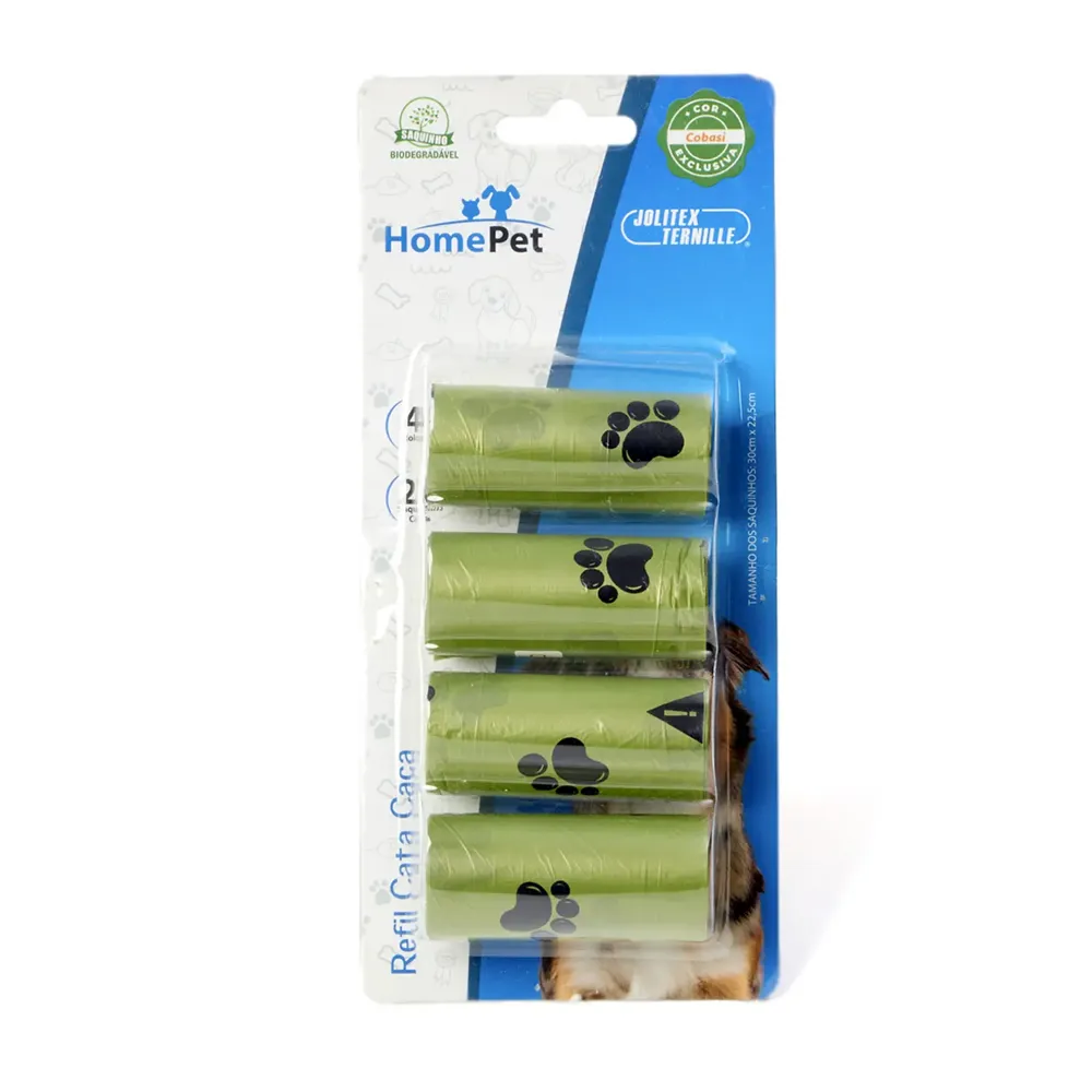 Refil Saquinhos Higiênicos Pegadas HomePet