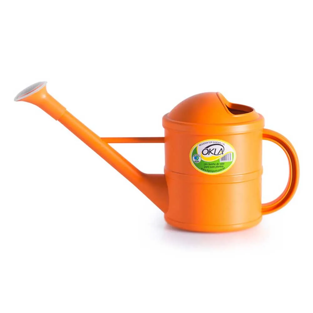 Regador Bico Crivo Top Garden Okla Laranja
