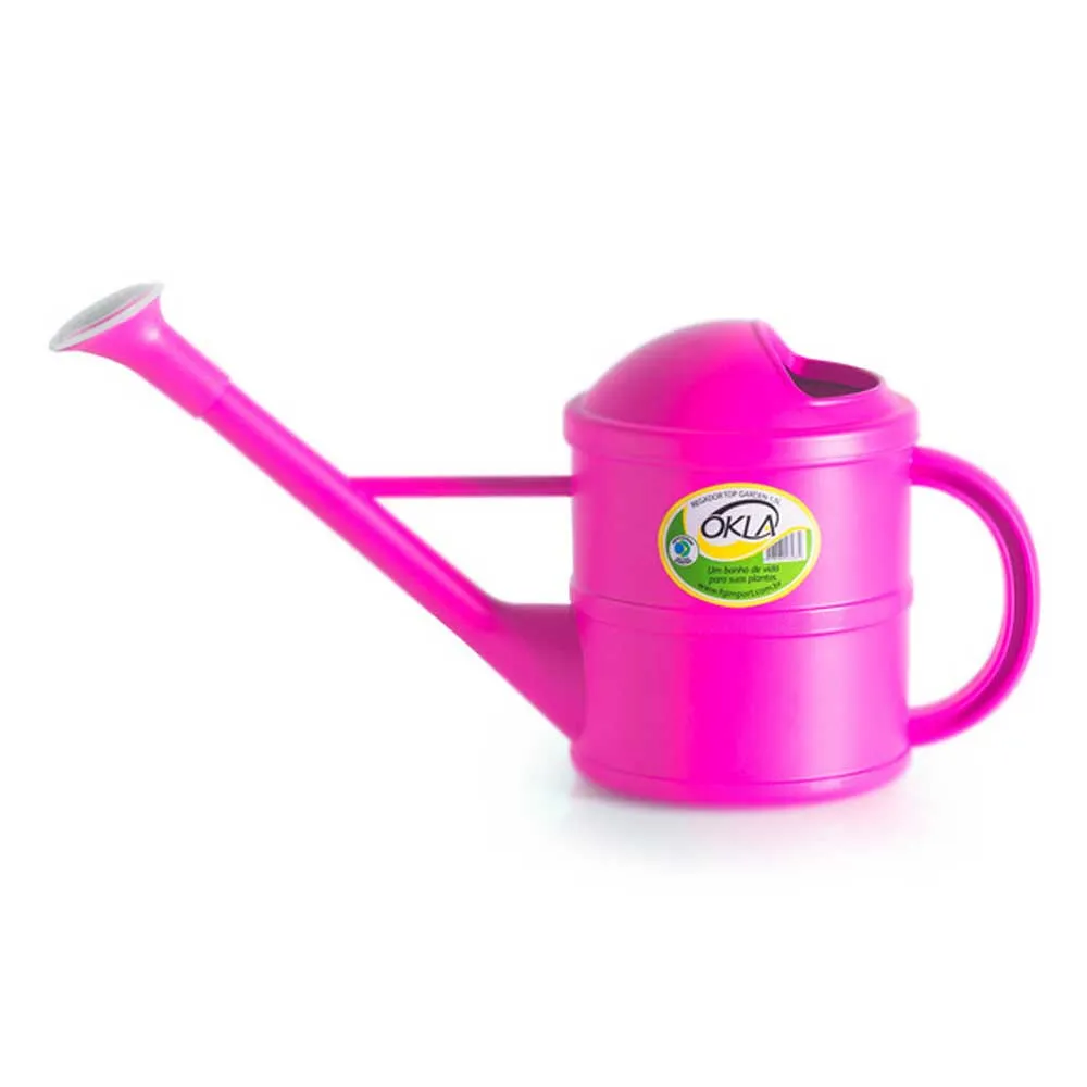 Regador Bico Crivo Top Garden Okla Rosa