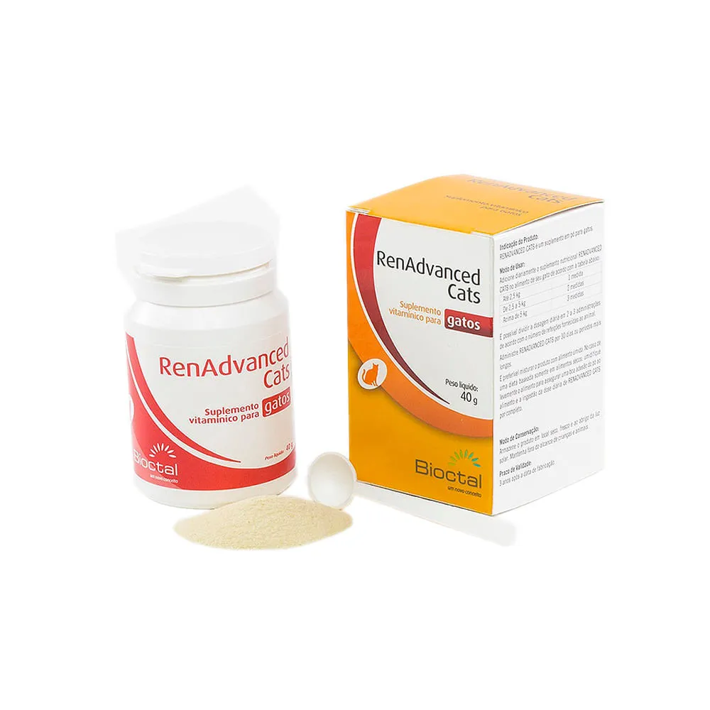 Suplemento Vitamínico RenAdvanced Cats Bioctal