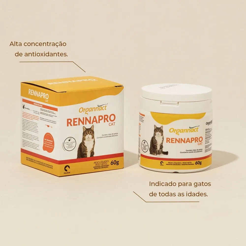 Rennapro Cat Organnact Suplemento para Gatos — foto 4