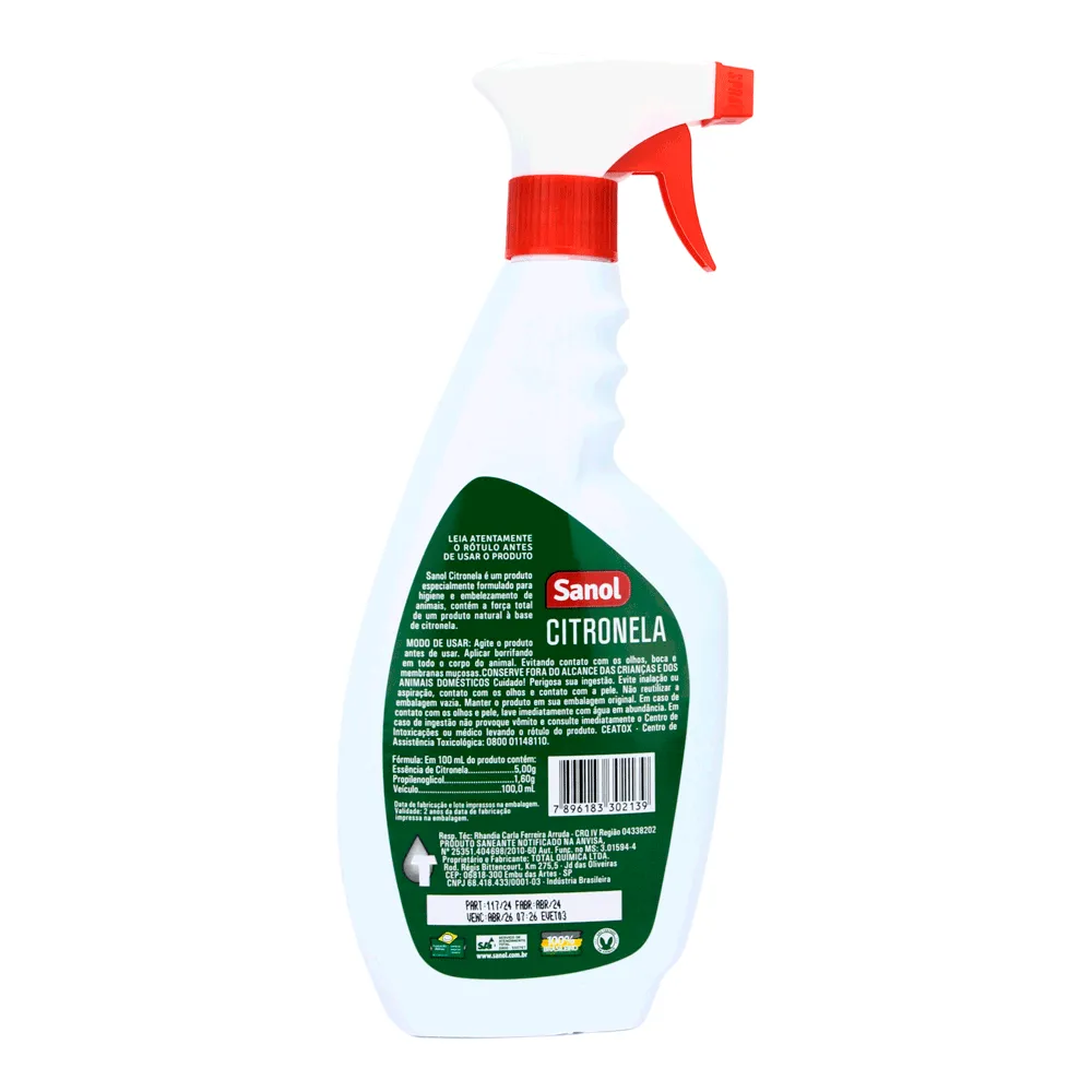Repelente Natural Citronela Sanol — foto 2