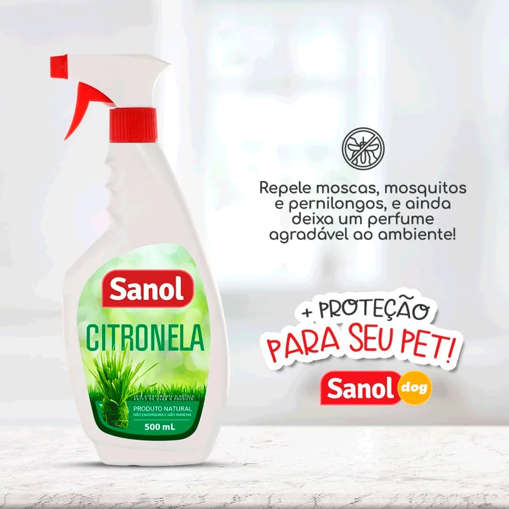 Repelente Natural Citronela Sanol — foto 4