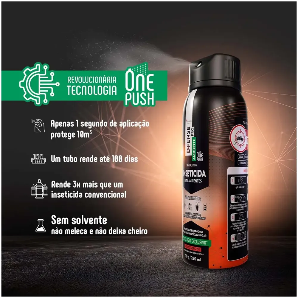 Repelente D-Fense Pro Ambientes Haxea — foto 4