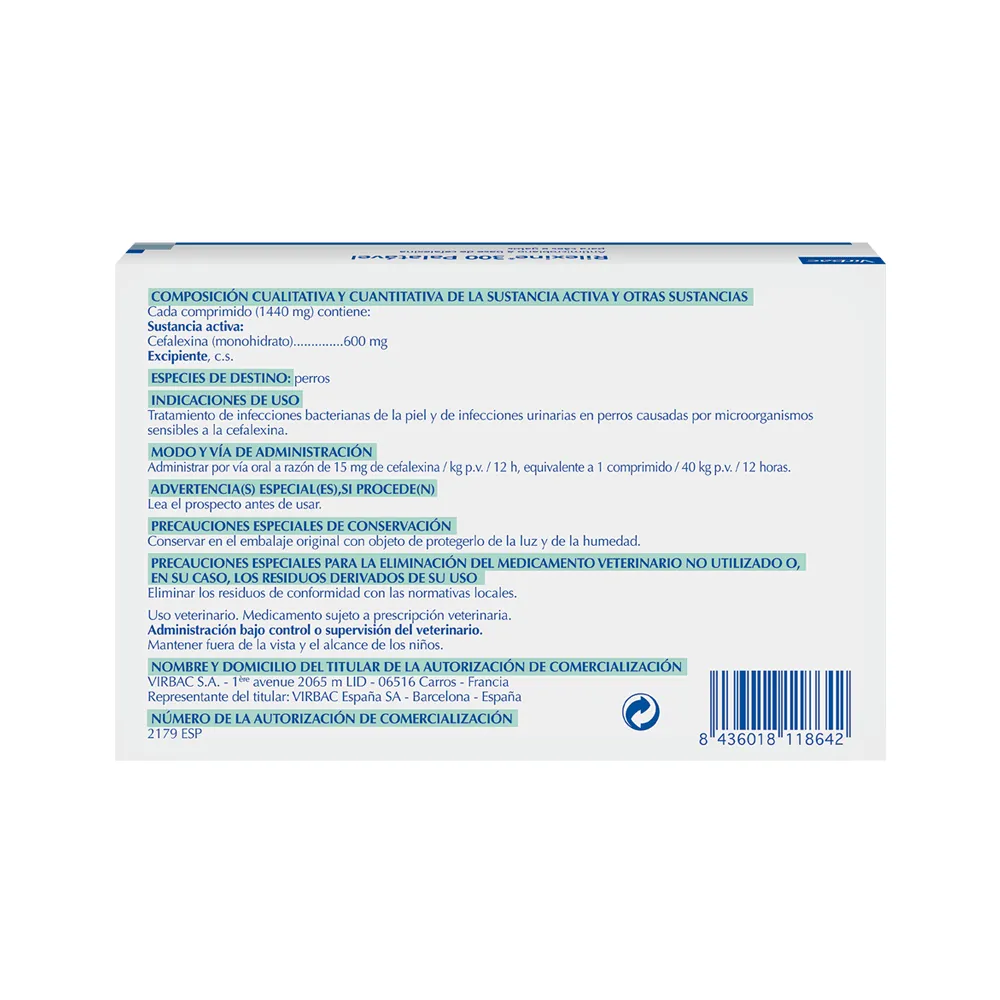 Rilexine 300mg Antimicrobiano para Cães e Gatos — foto 3