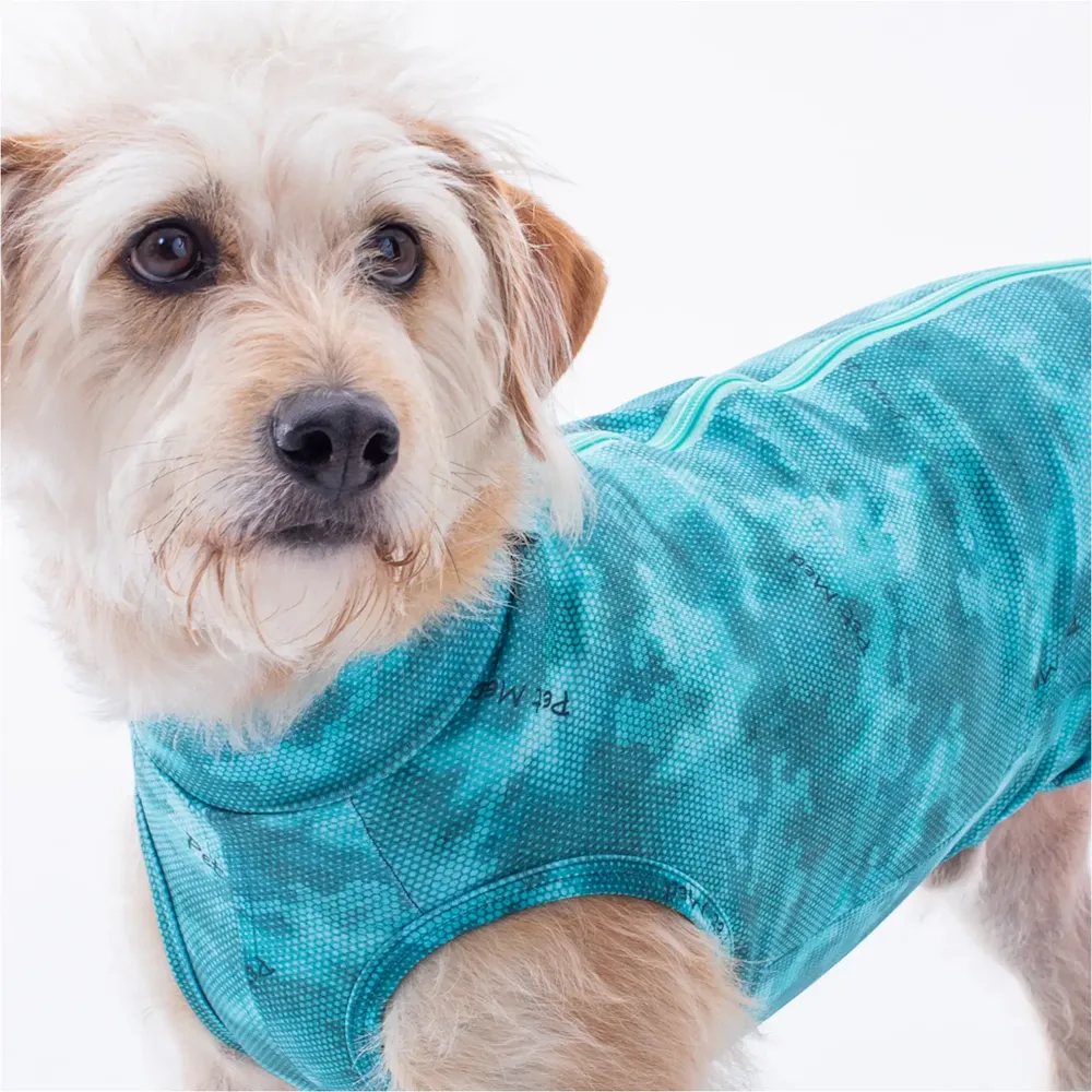 Roupa Pós-Cirúrgica Dry Light Supreme para Cães Machos e Fêmeas Pet Med Verde — foto 2