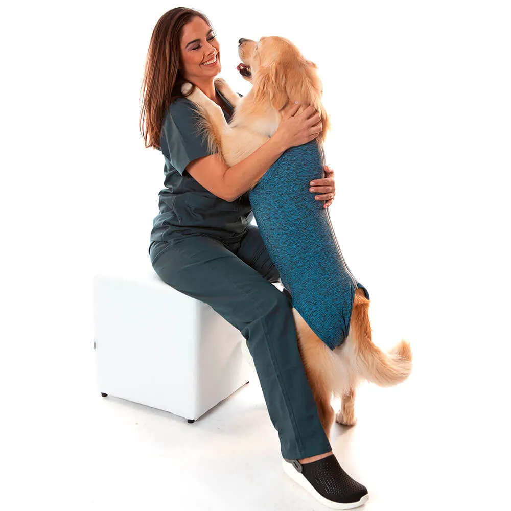 Roupa Pós-Cirúrgica para Cães Machos Castração Pet Med Azul — foto 3