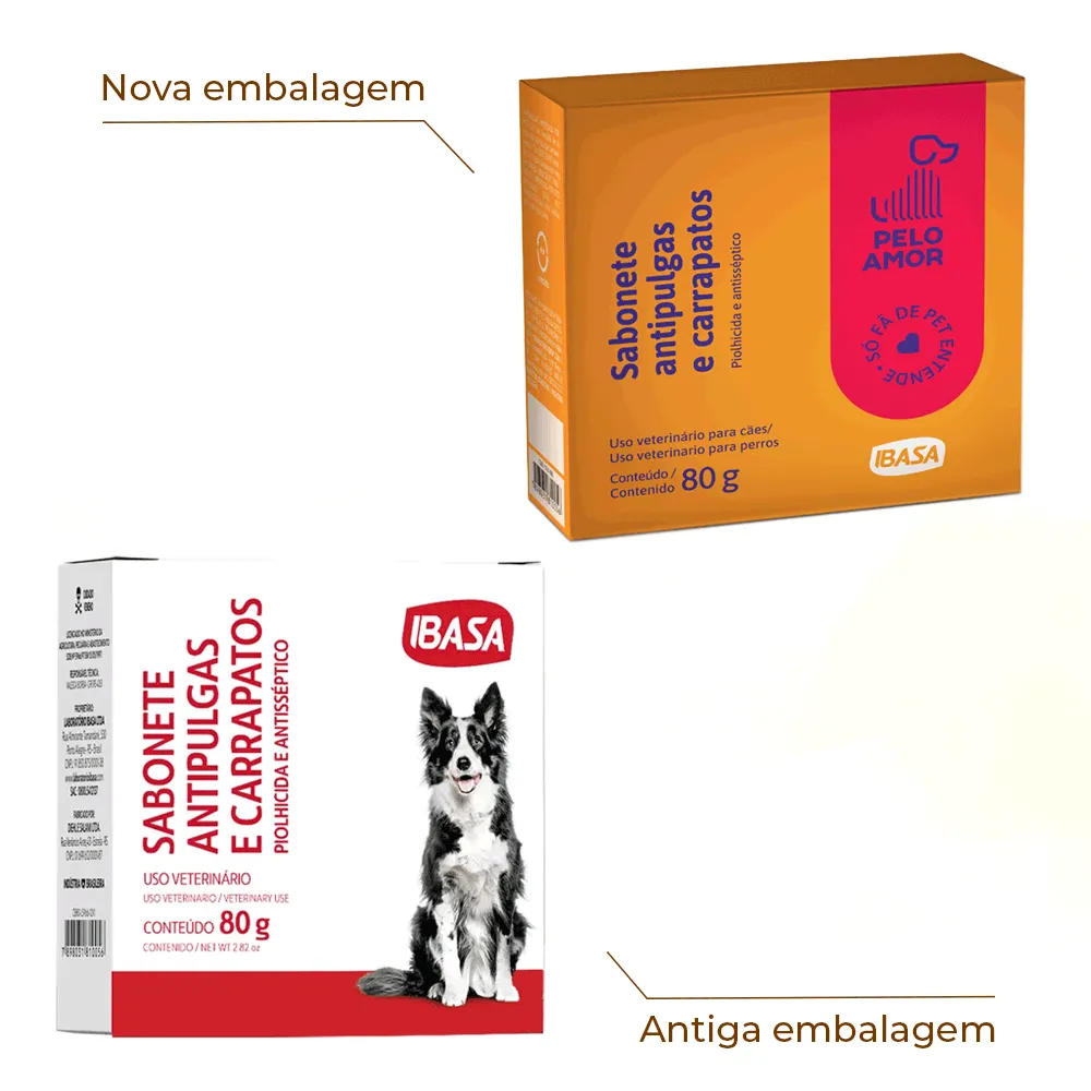Sabonete Antipulgas e Carrapatos Ibasa — foto 2