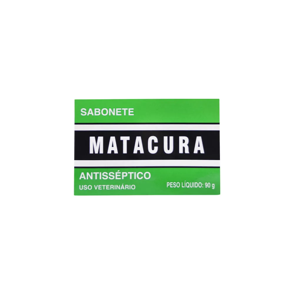 Sabonete Matacura Antisséptico para Higiene e Proteção da Pele de Cães e Gatos - 90g