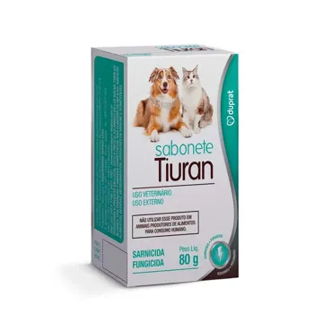 Tiuran Sabonete Duprat para Cães e Gatos
