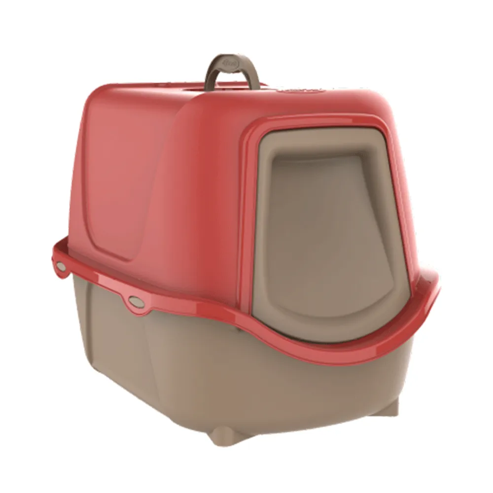 Sanitário para Gatos WC Cat New Plastpet Vermelho — foto 2