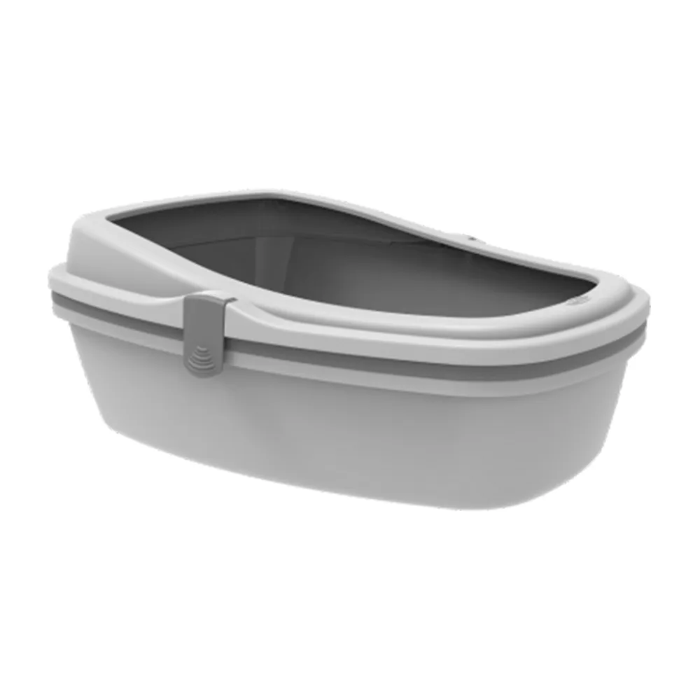 Sanitário para Gatos WC Furba Plastpet Cinza — foto 3