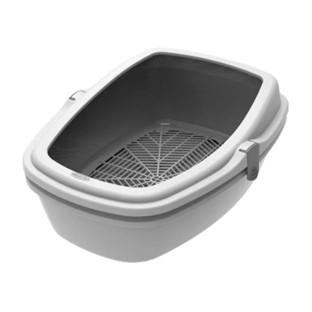 Sanitário para Gatos WC Furba Plastpet Cinza — foto 4