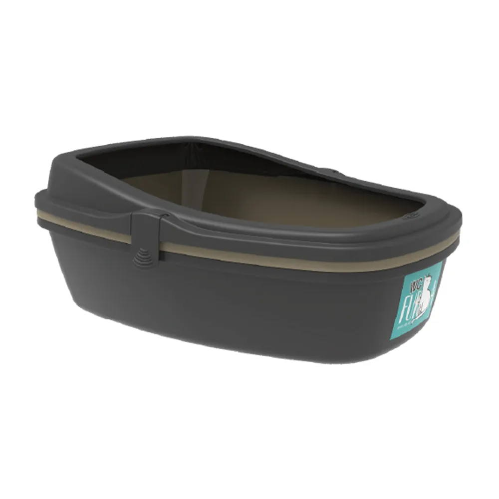 Sanitário para Gatos WC Furba Plastpet Preto — foto 3