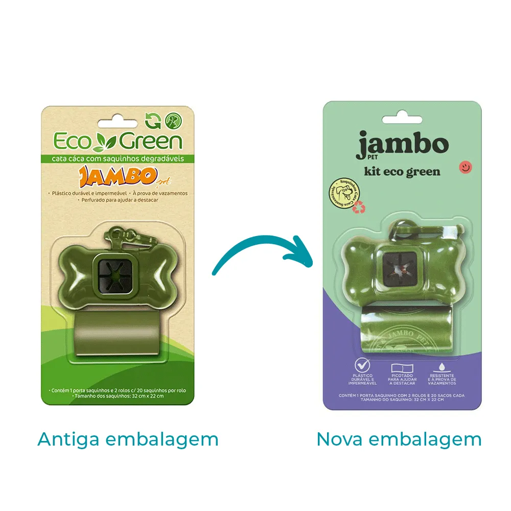 Kit Porta Saquinhos e Refil Eco Green Jambo — foto 3